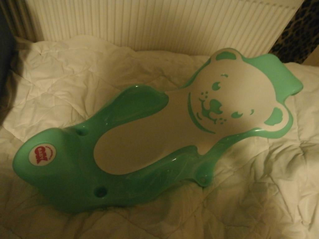 Badzitje van oke baby groen van oke baby., Kinderen en Baby's, Badjes en Verzorging, Zo goed als nieuw, Badzitje of Badring, Overige merken
