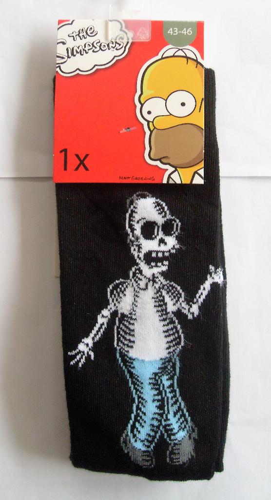 The Simpsons Sokken Homer Simpson Halloween Special, The Simpsons, Zwart, Ophalen of Verzenden, Nieuw