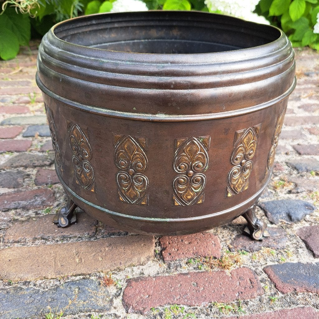 Plantenpot Daalderop Jugendstil, Ophalen, Koper