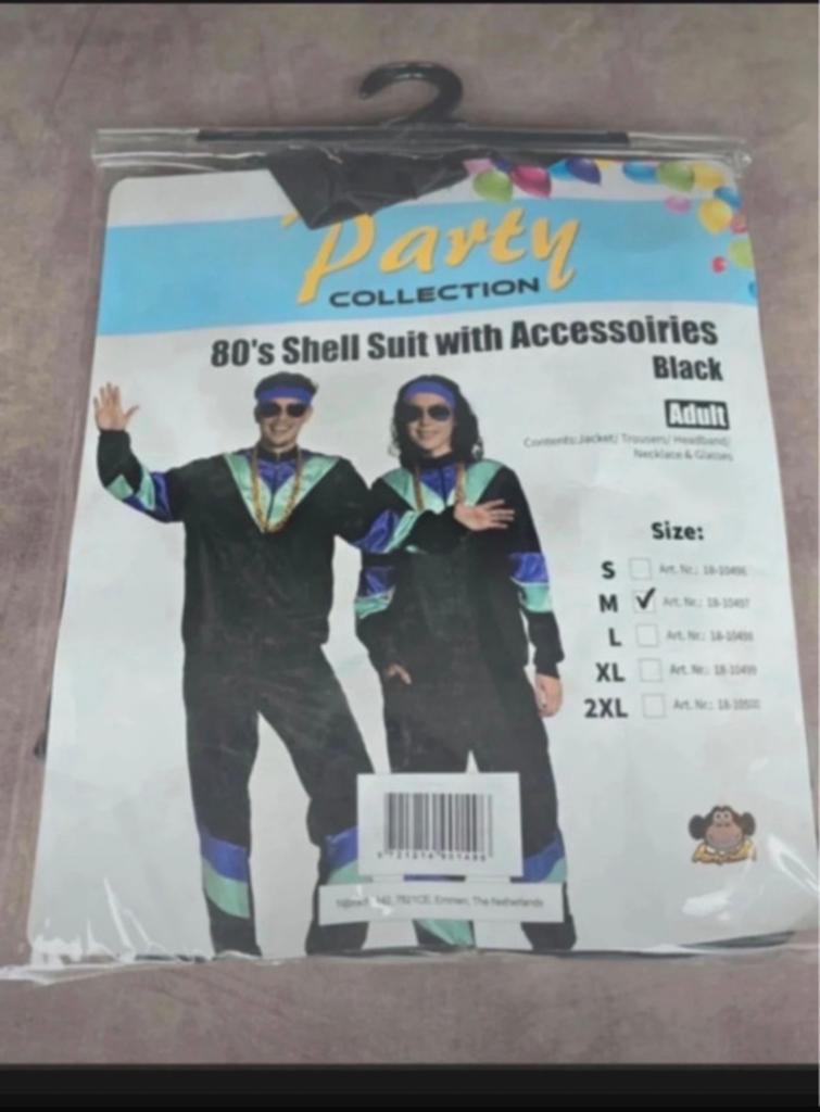 80's & 90's Foute Party Trainingspak met Accessoires, Ophalen of Verzenden, Nieuw, Carnaval, Kleding