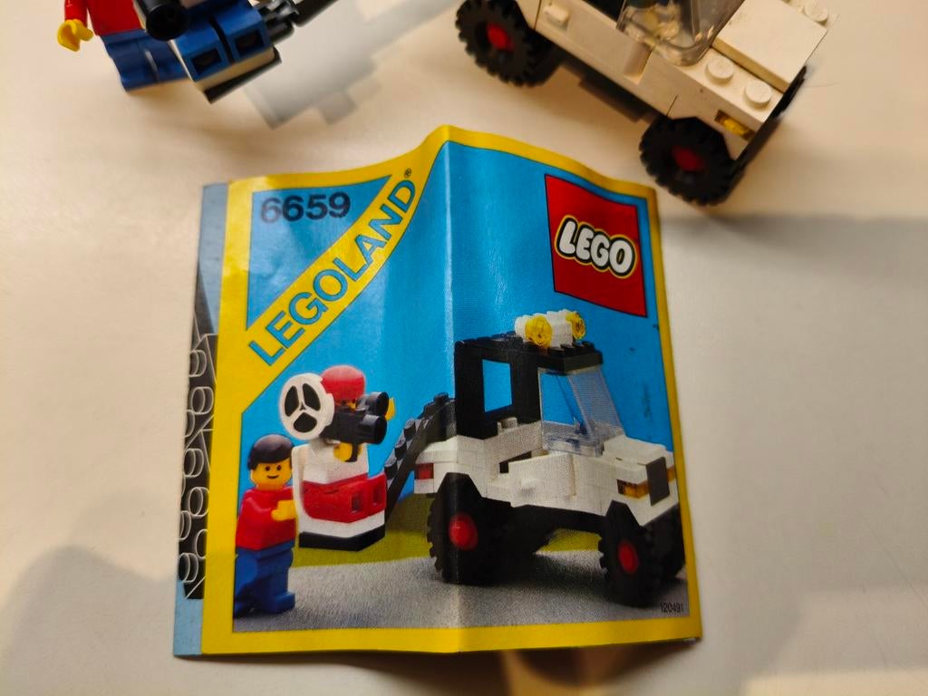 Lego Legoland 6659 Kraanwagen met instructieboekje, Ophalen of Verzenden, Gebruikt, Complete set, Lego