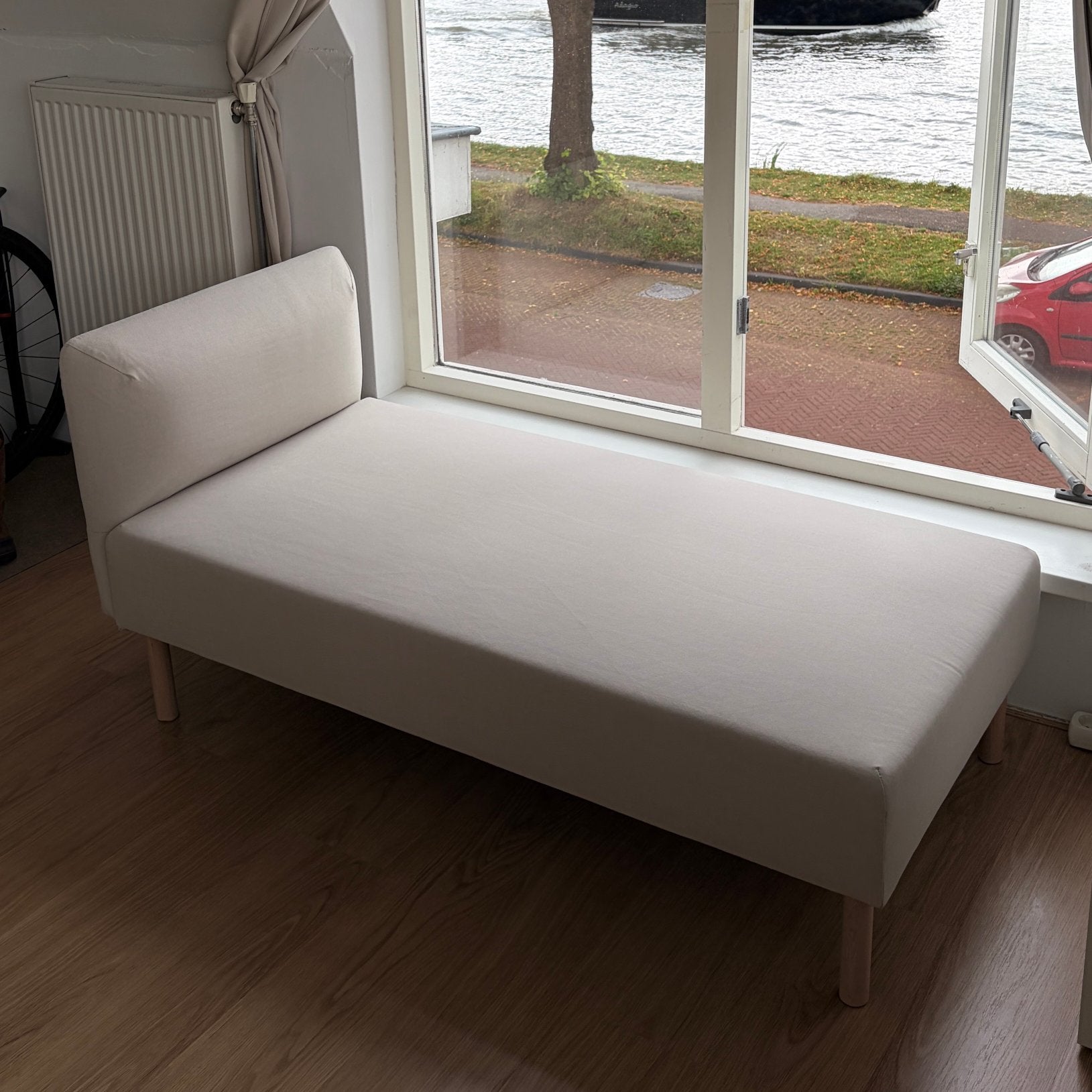 IKEA Lillehem 2-zitsbank / chaise longue, Huis en Inrichting, Banken | Sofa's en Chaises Longues, Ophalen, Minder dan 75 cm, Tweepersoons