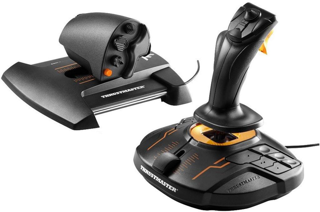 Thrustmaster t.16000M FCS hotas set voor flightsim vliegsim, Ophalen of Verzenden, Zo goed als nieuw, Thrustmaster