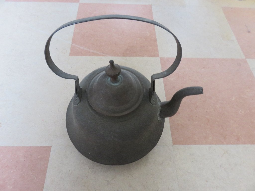 Oude theeketel, Ophalen of Verzenden, Gebruikt, Zwart
