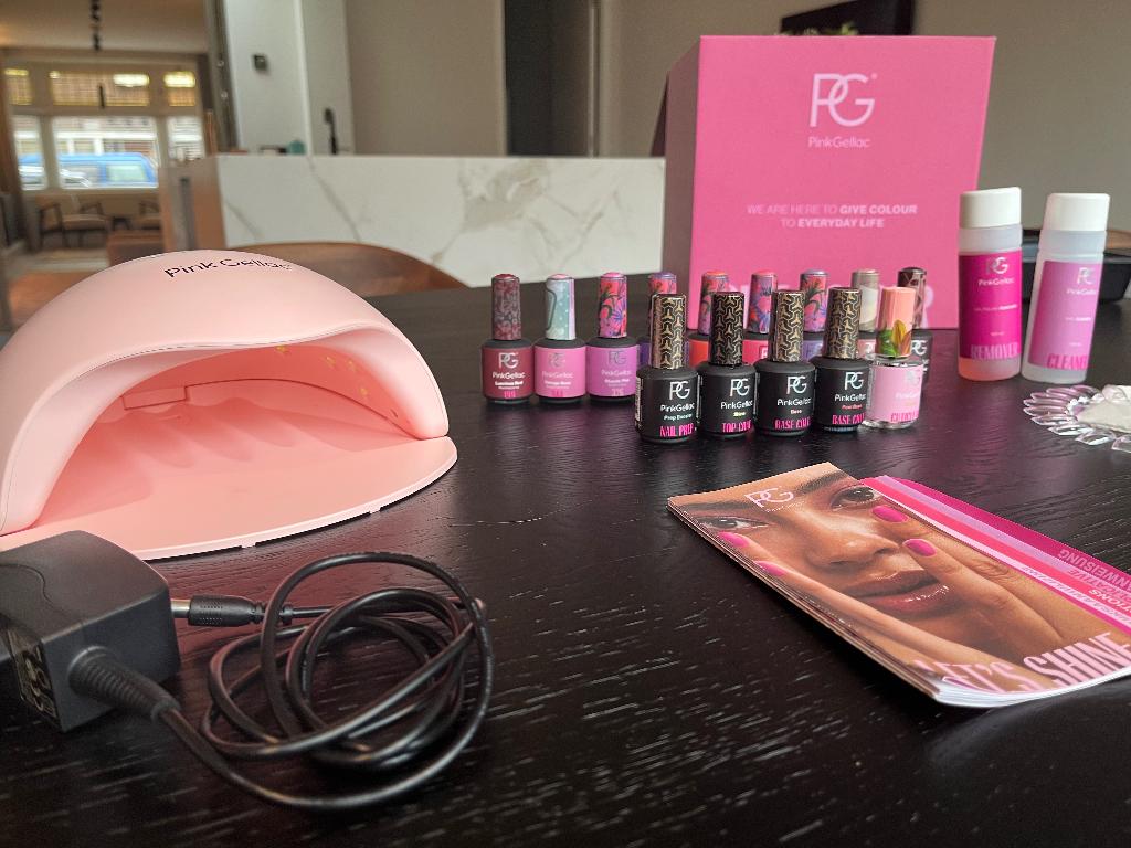 PinkGellac complete set, Ophalen, Gebruikt, Handen en Nagels, Make-up