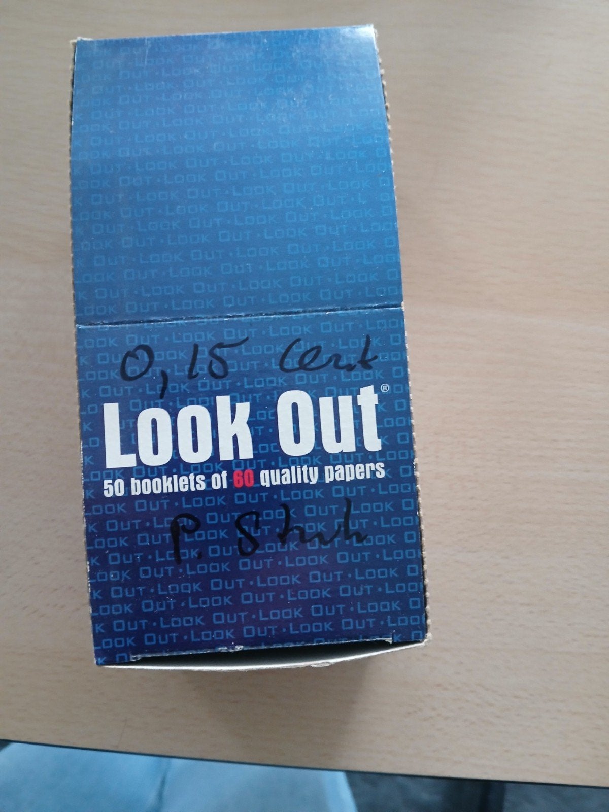 Partij Look Out vloeipapier - Doos van 45 stuks (60 leaves), Verzamelen, Ophalen of Verzenden, Nieuw