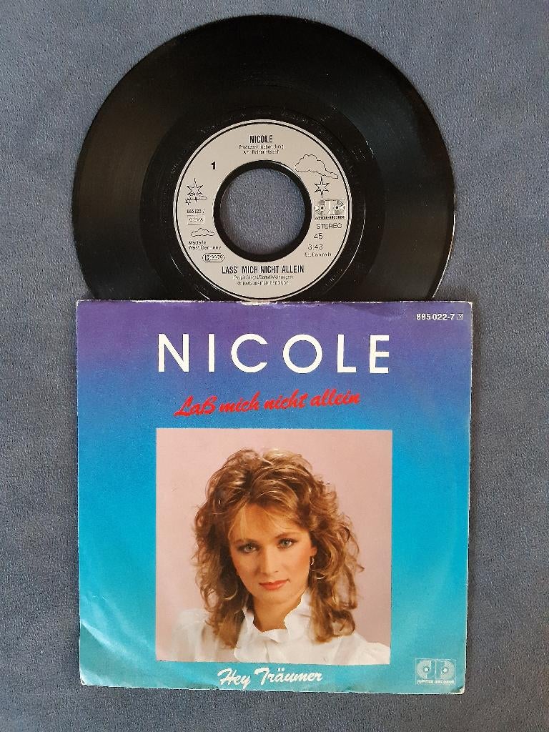 Nicole - Lass mich nicht allein 2 VG+/VG+, Cd's en Dvd's, Vinyl Singles, Gebruikt, 7 inch, Single, Ophalen of Verzenden