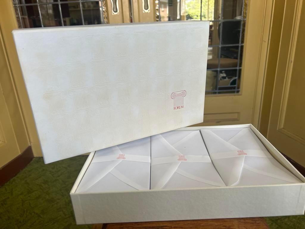 Luxe vintage briefpapier set – FORUM – nieuw & compleet, Antiek en Kunst, Curiosa en Brocante, Ophalen of Verzenden
