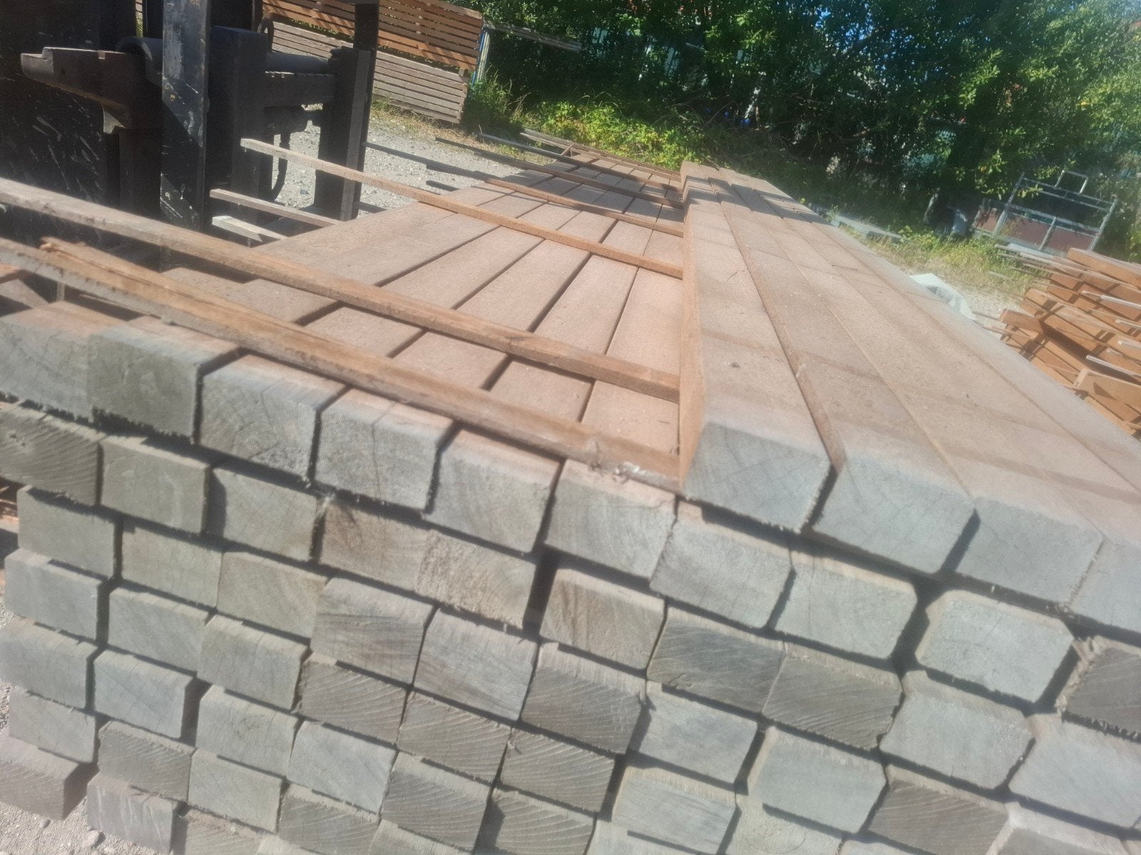 hardhout regels 310 cm balk bezorgen mogelijk, Ophalen, Nieuw, 250 cm of meer, Hardhout