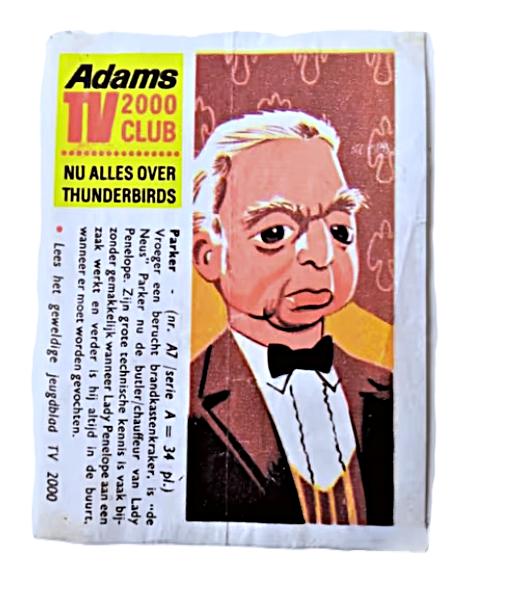 thunderbirds nr.7*1966*Parker Adams-adams serie club 2000, Ophalen of Verzenden, Gebruikt, Tv, Foto of Kaart