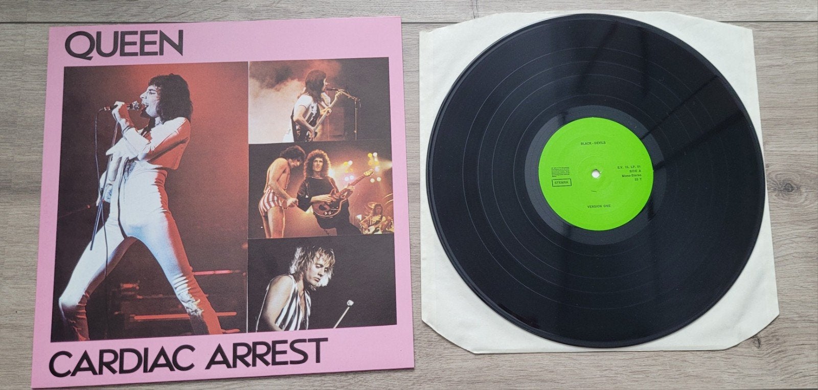Queen bootleg Cardiac Arrest, Cd's en Dvd's, Ophalen of Verzenden, Gebruikt, 12 inch, Poprock