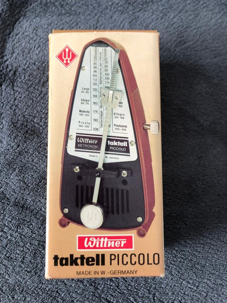 Wittner Metronom taktell piccolo ivory antiek, Ophalen, Zo goed als nieuw