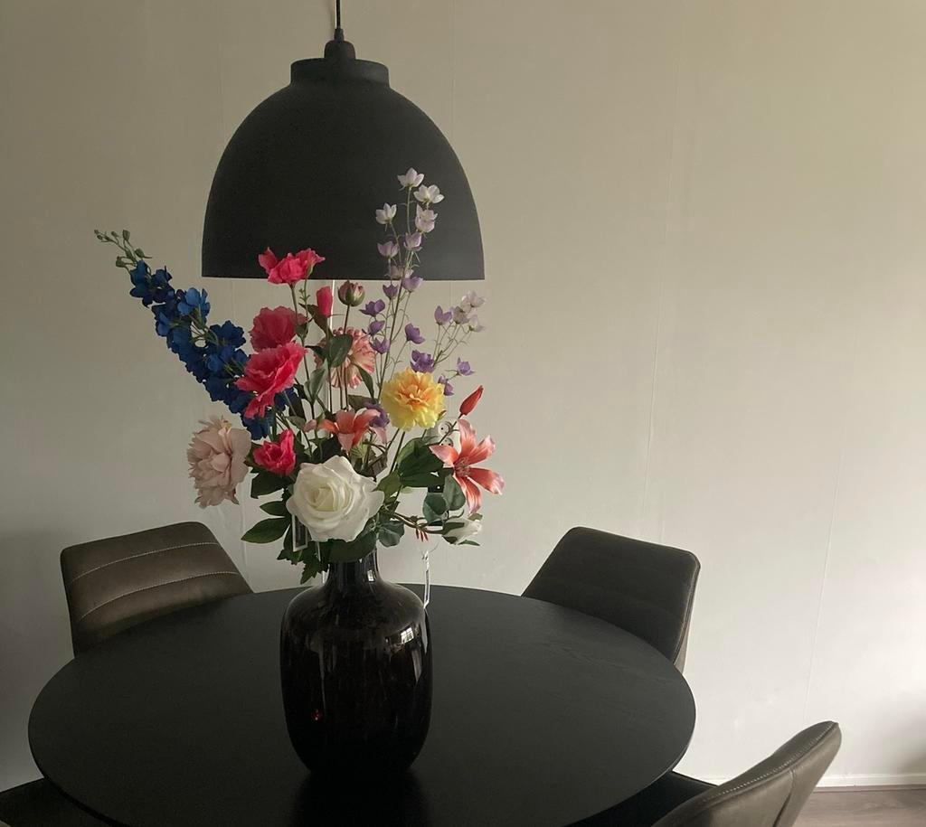 Industriële hanglamp, Huis en Inrichting, Lampen | Hanglampen, Ophalen, Zo goed als nieuw, Minder dan 50 cm