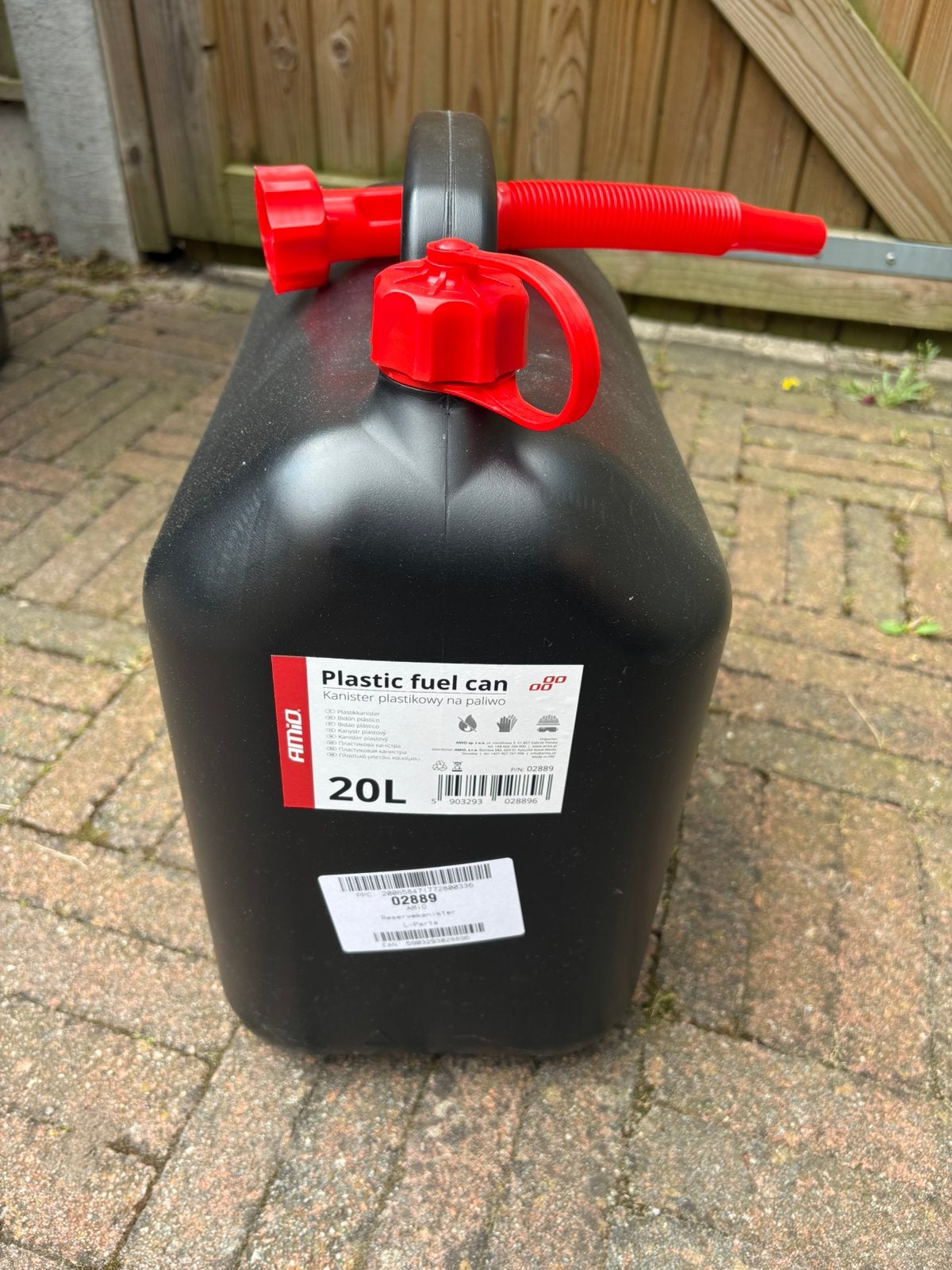 Jerrycan 20 liter gloednieuw, Ophalen, Nieuw