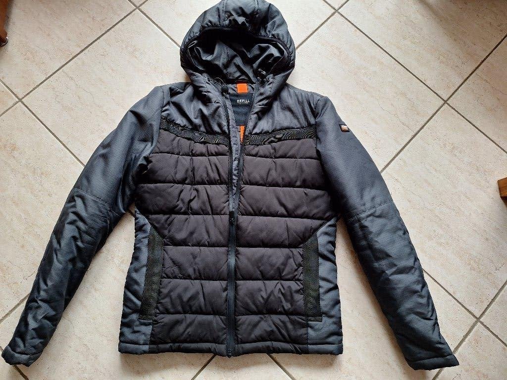 Nieuw winterjas heren  maat M, Maat 48/50 (M), Zwart, Nieuw, Refill