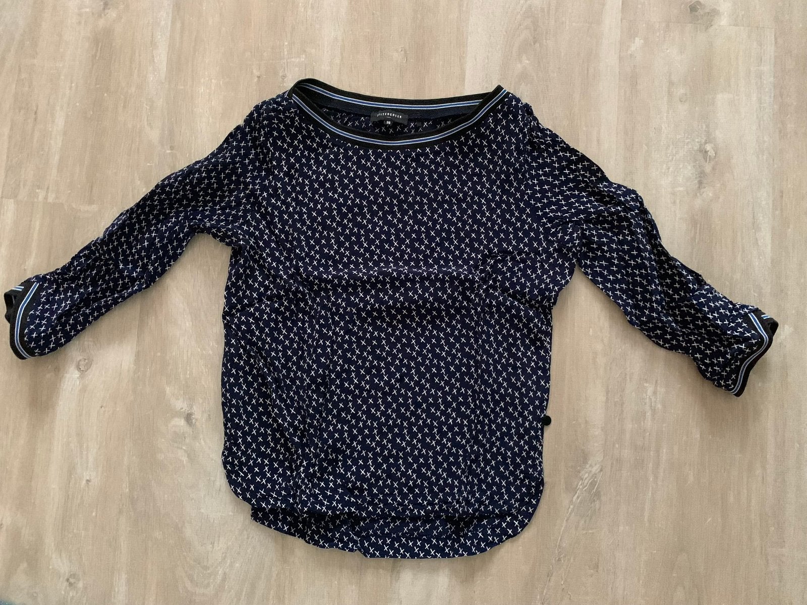 Blauw shirt van Silvercreek - maat 36, Blauw, Ophalen of Verzenden, Zo goed als nieuw, Korte mouw