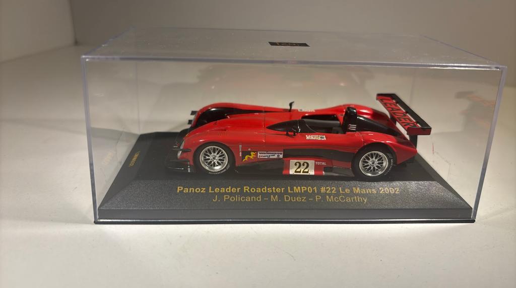 Panoz roadster lmp01 #22 le mans 2002 ixo 1.43, Overige merken, Auto, Ophalen of Verzenden, A