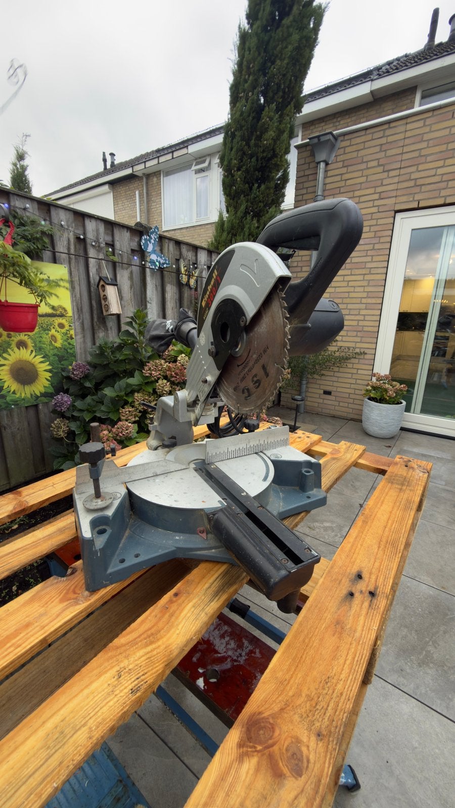 AFKORTZAAG EINHELL, Ophalen, Gebruikt, 70 mm of meer, Afkortzaag