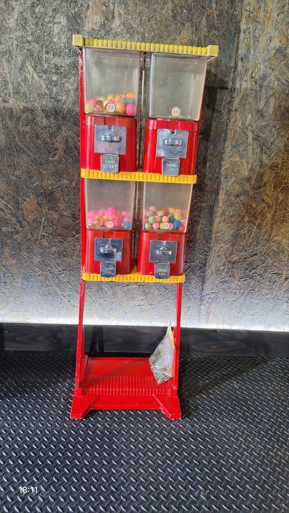 Originele werkende vintage snoep/vending automaat Brabo, Ophalen, Gebruikt