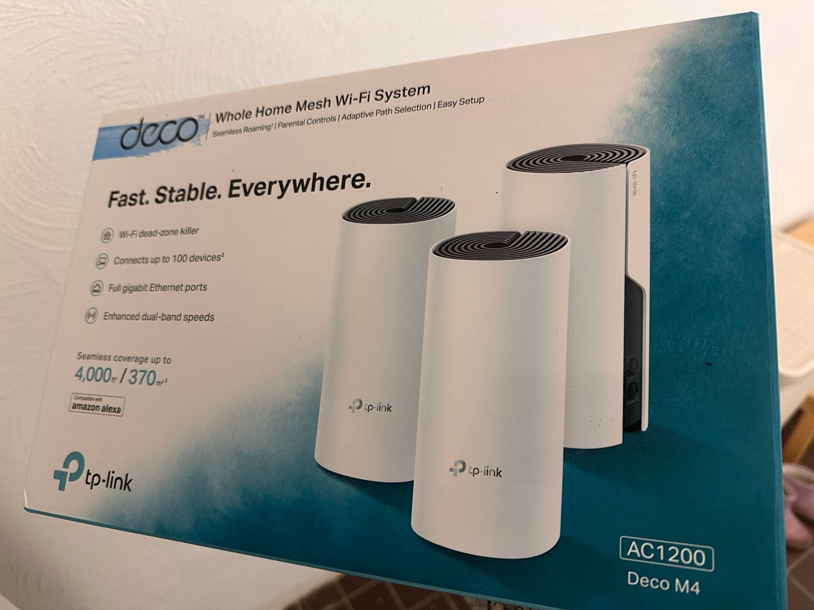 Tp Link - Deco wifi repeater pods M4 ac1200, Ophalen of Verzenden, Zo goed als nieuw