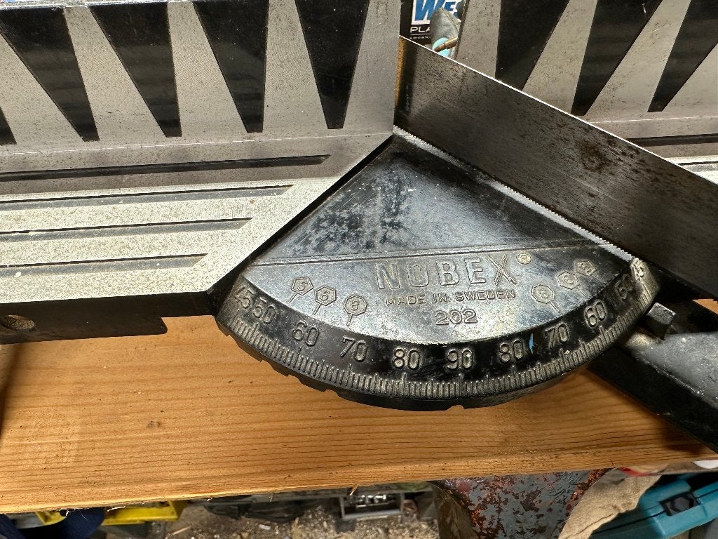 professionele nobex 202 zaagmachine, Gebruikt, Verzenden, Overige typen, 30 tot 70 mm