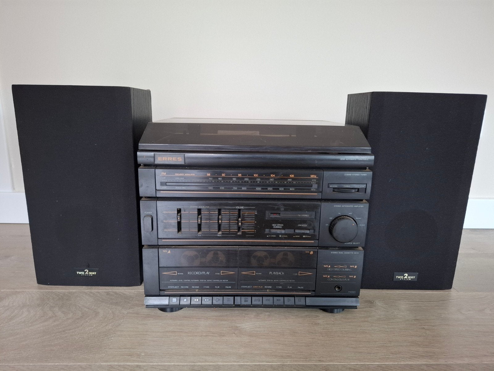 Audioset merk Erres, Audio, Tv en Foto, Ophalen, Overige merken