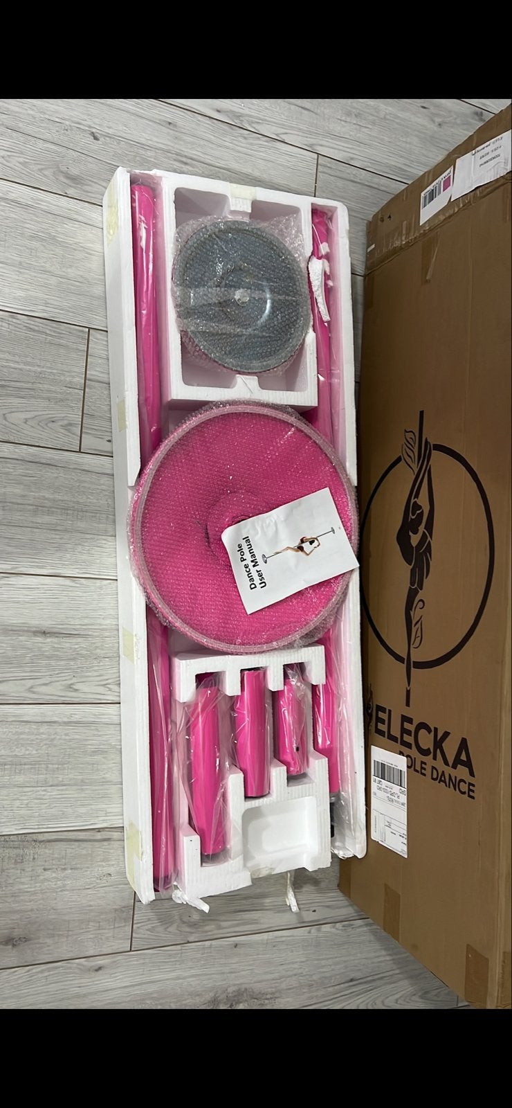 Roze Kasia Bielecka Pole Dance Paal - Nieuw in doos, Ophalen, Nieuw