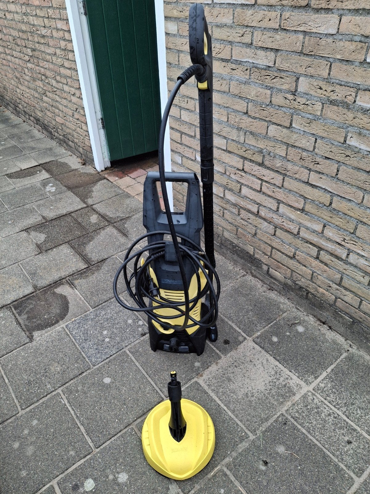 Kärcher hogedrukreiniger met terrasreiniger, Ophalen, Gebruikt, Elektrisch, Kärcher