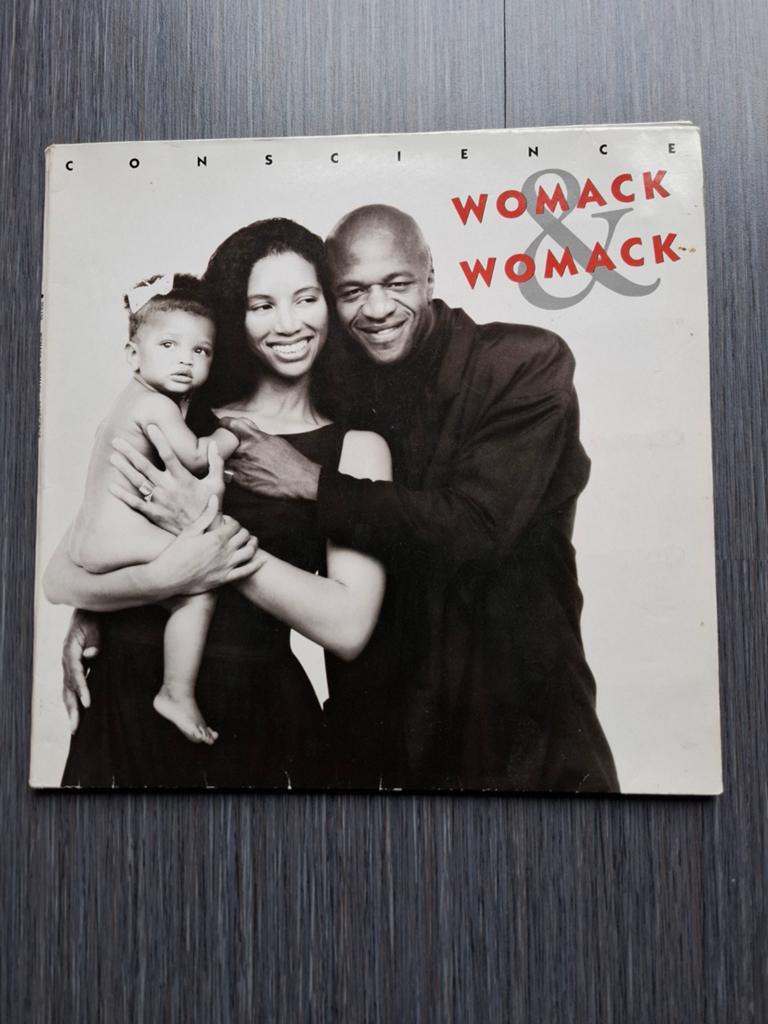 LP Womack & Womack - Conscience, Cd's en Dvd's, Vinyl | Pop, Gebruikt, Inclusief binnenhoes, 1980 - 1989, Ophalen of Verzenden
