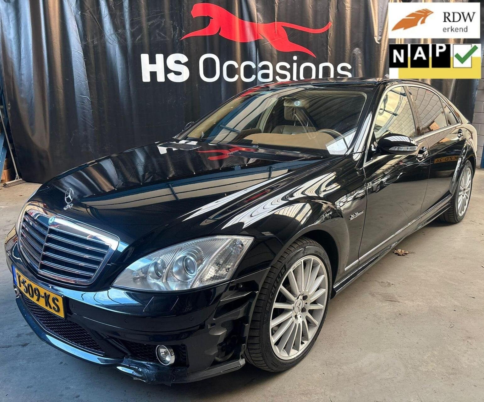 Mercedes S-klasse AMG 63/navi/cruise/pdc/volle opties, Auto's, Automaat, Achterwielaandrijving, Gebruikt, 8 cilinders