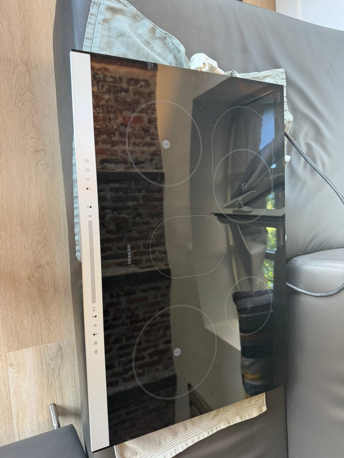 Siemens 80cm kookplaat 74x49, Ophalen of Verzenden, Zo goed als nieuw, Inbouw, Gas