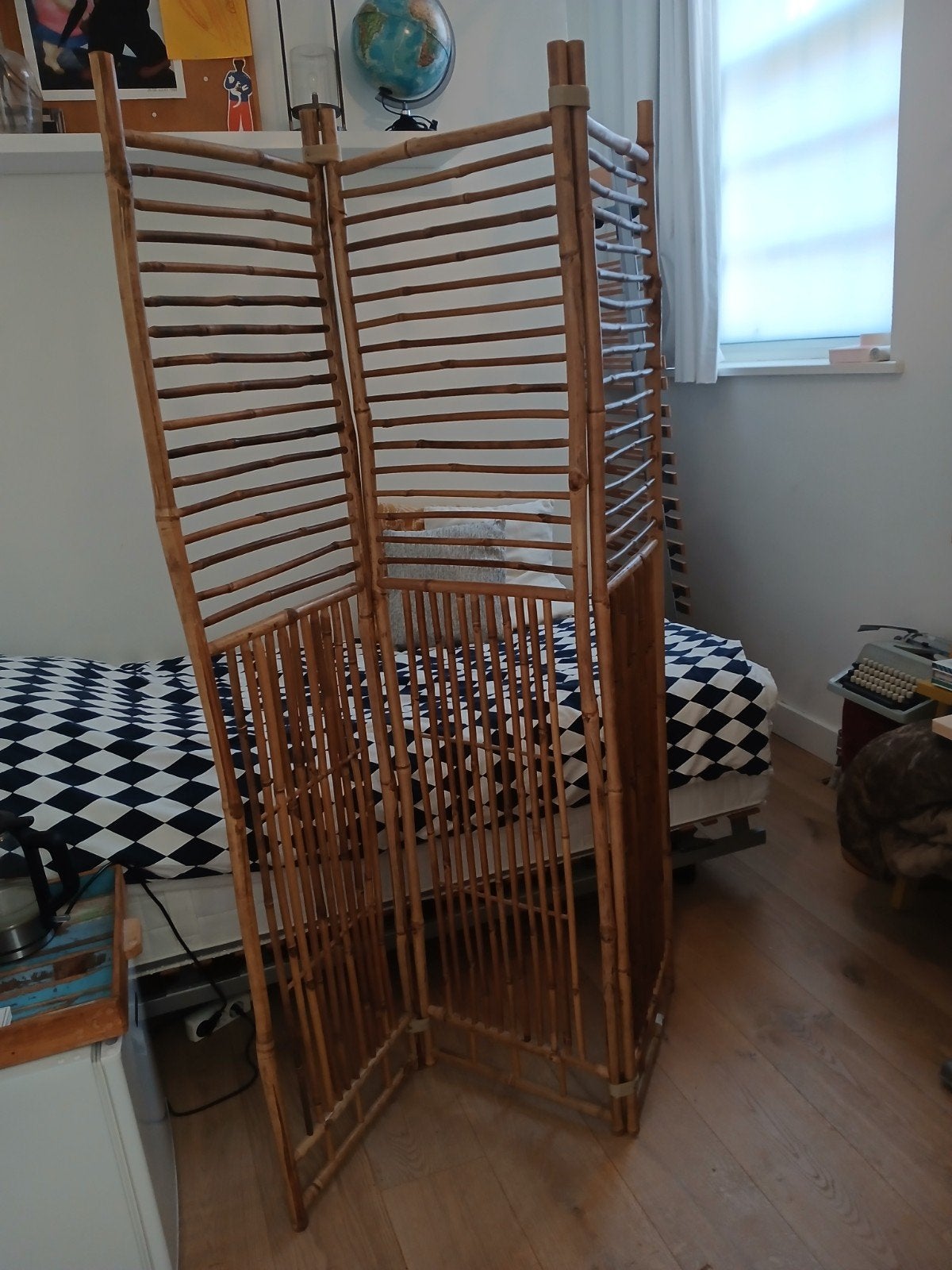 Bamboe kamerscherm, Huis en Inrichting, Ophalen, Rechthoekig, 50 tot 100 cm
