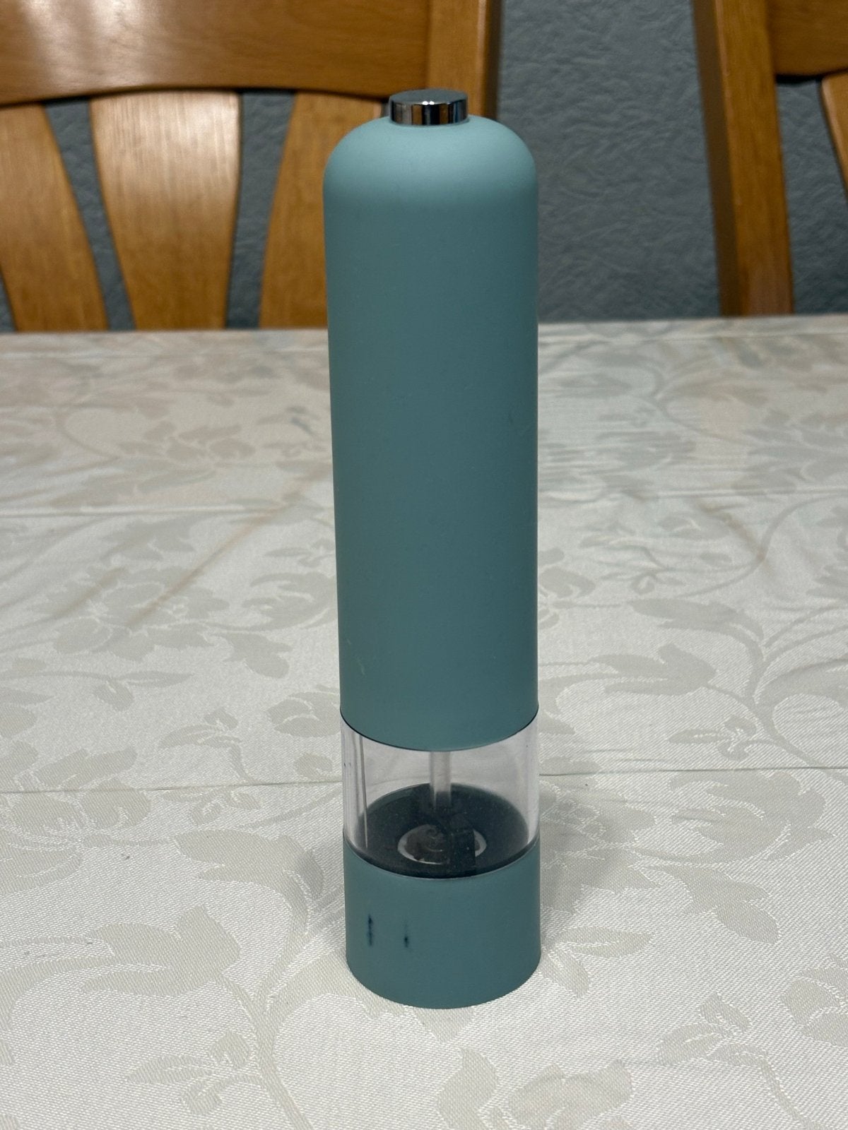 Elektrische peper- of zoutmolen - Mintgroen, Kunststof, Ophalen of Verzenden, Overige merken, Groen