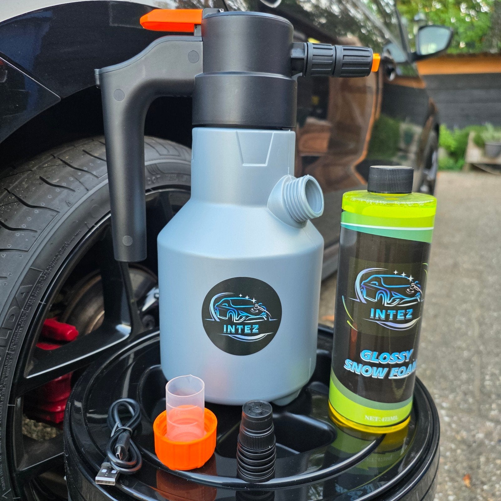 Intez Elektrische snowfoam Hand Foamspray 2 Liter, Ophalen of Verzenden, Nieuw
