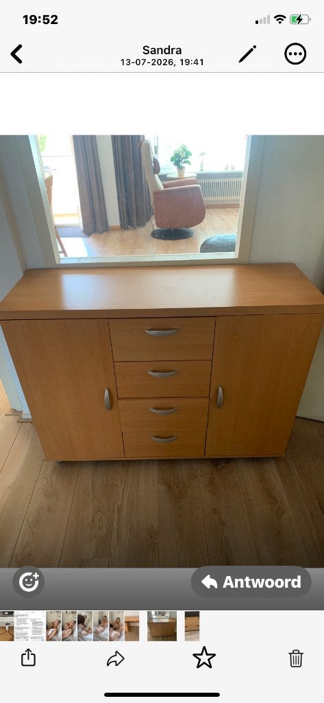 dressoir kastje, Huis en Inrichting, Kasten | Dressoirs, Ophalen, Zo goed als nieuw, 25 tot 50 cm, 100 tot 150 cm