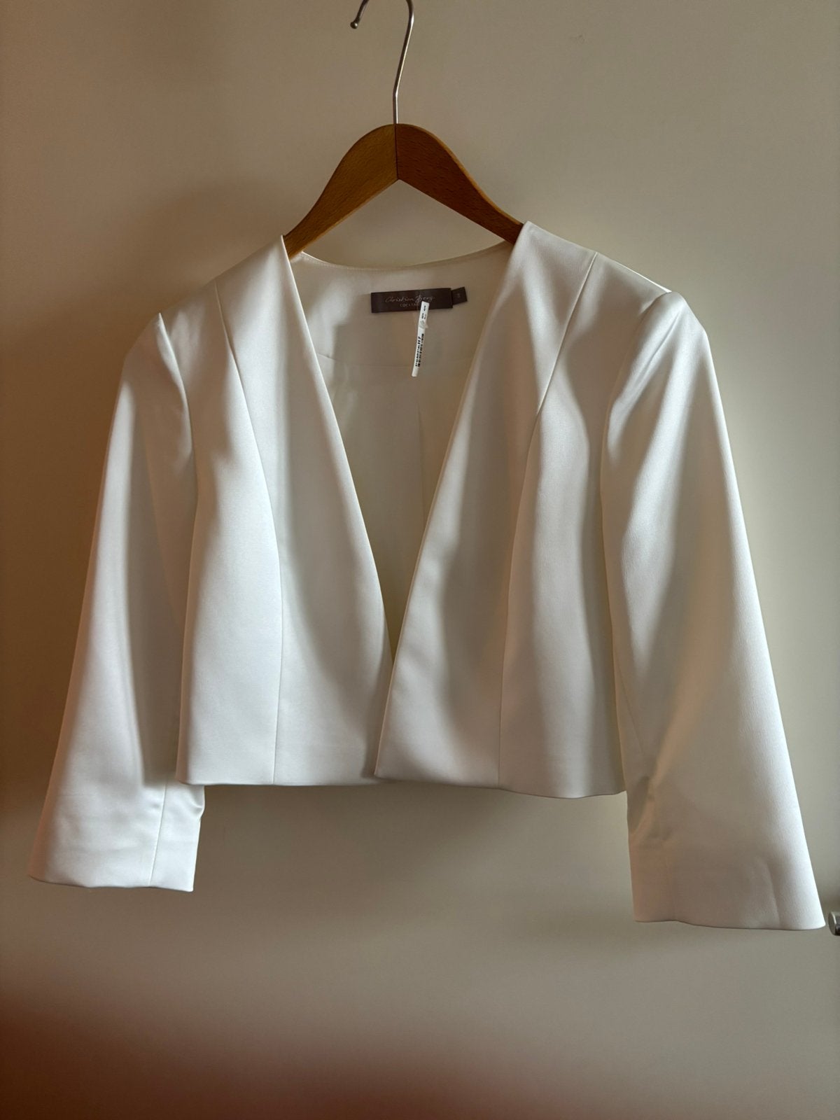 Christian Berg bolero kort jasje maat 38, Ophalen of Verzenden, Nieuw, Maat 38/40 (M), Wit