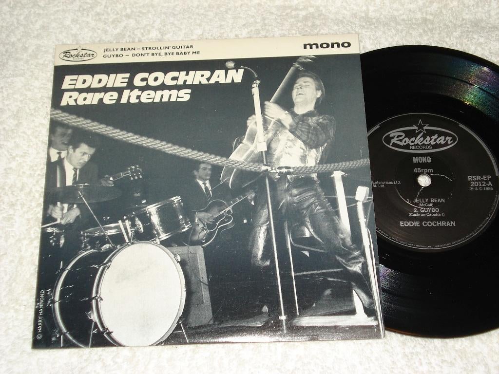 Eddie Cochran  EP   Rare Items, Cd's en Dvd's, Vinyl Singles, Zo goed als nieuw, EP, Ophalen of Verzenden