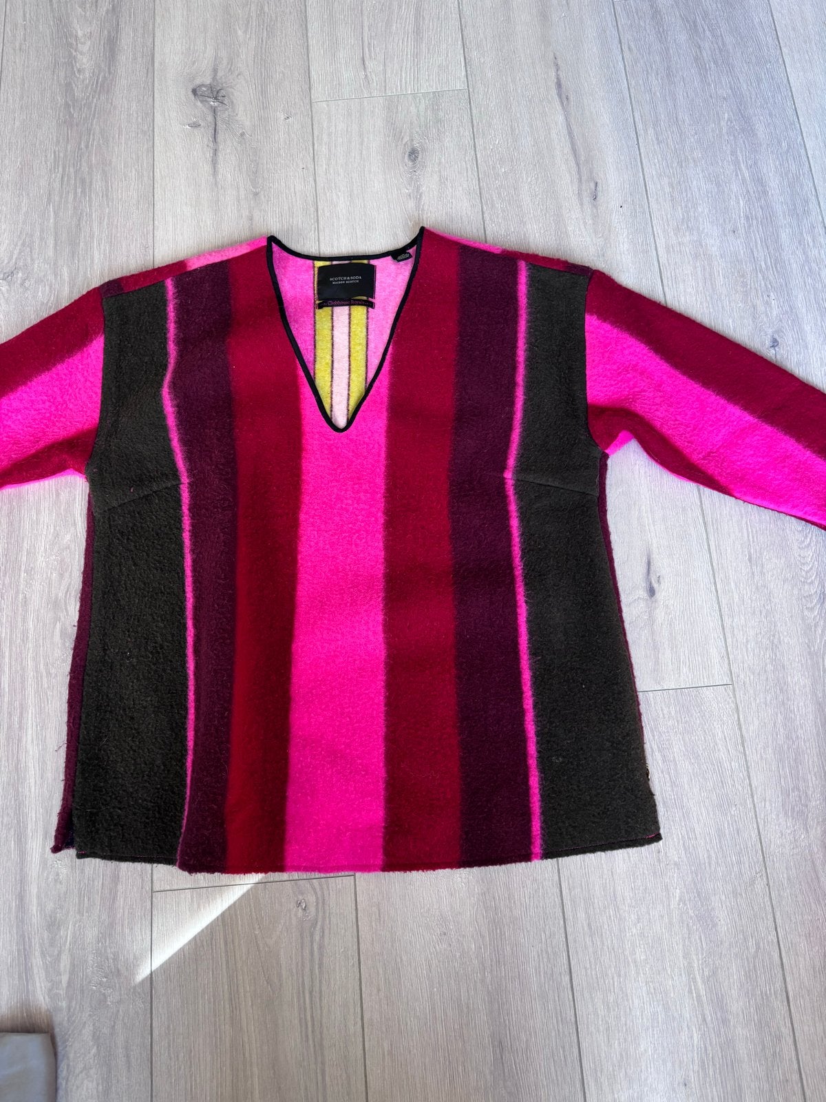 Scotch & Soda trui maat L - Deken-achtig en in goede staat, Ophalen of Verzenden, Gedragen, Maat 42/44 (L), Meerkleurig