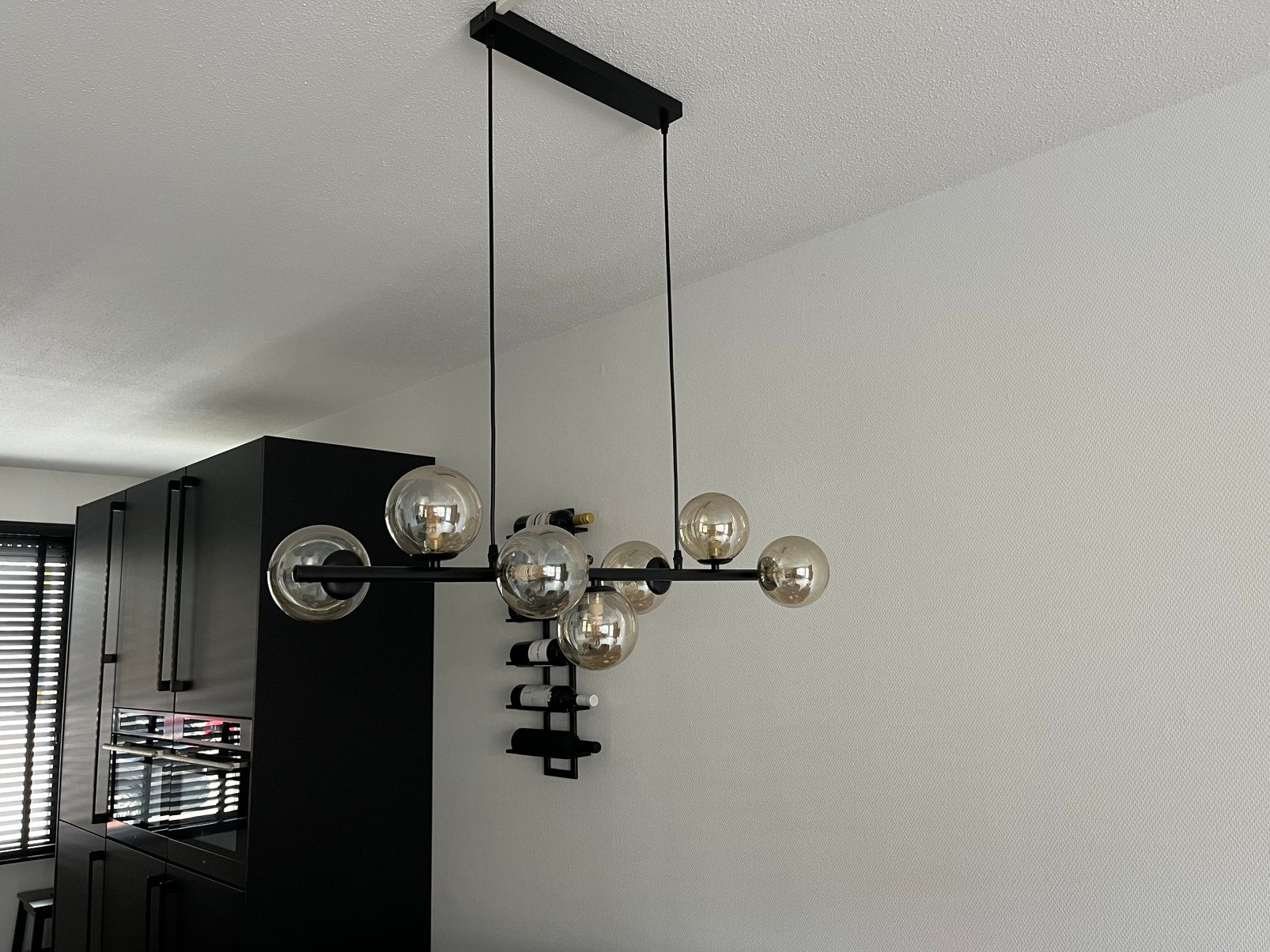 Hanglamp bollen, Ophalen, Zo goed als nieuw, G9