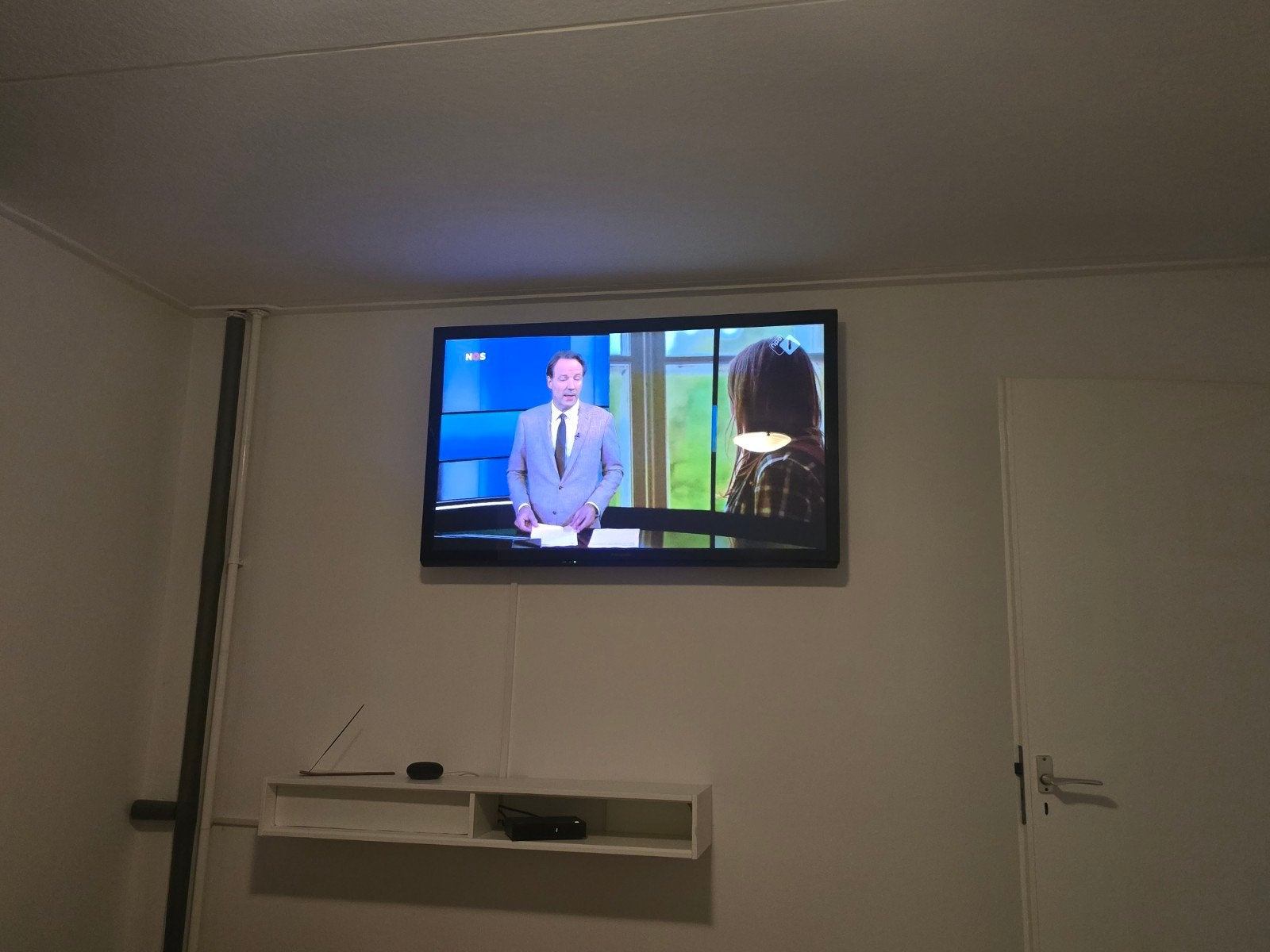 Panasonic TV met afstandsbediening en muurbeugel, Ophalen, Gebruikt, Panasonic, 50 Hz