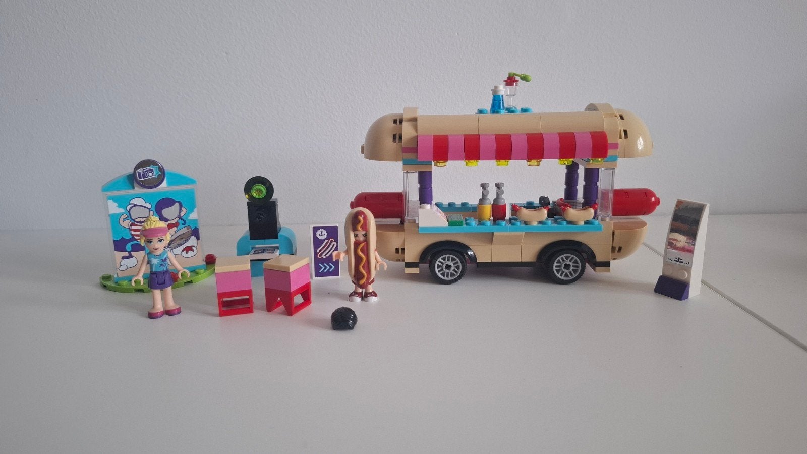 Lego Friends 41129 Hotdog wagen compleet, Lego, Friends, Ophalen of Verzenden, Zo goed als nieuw