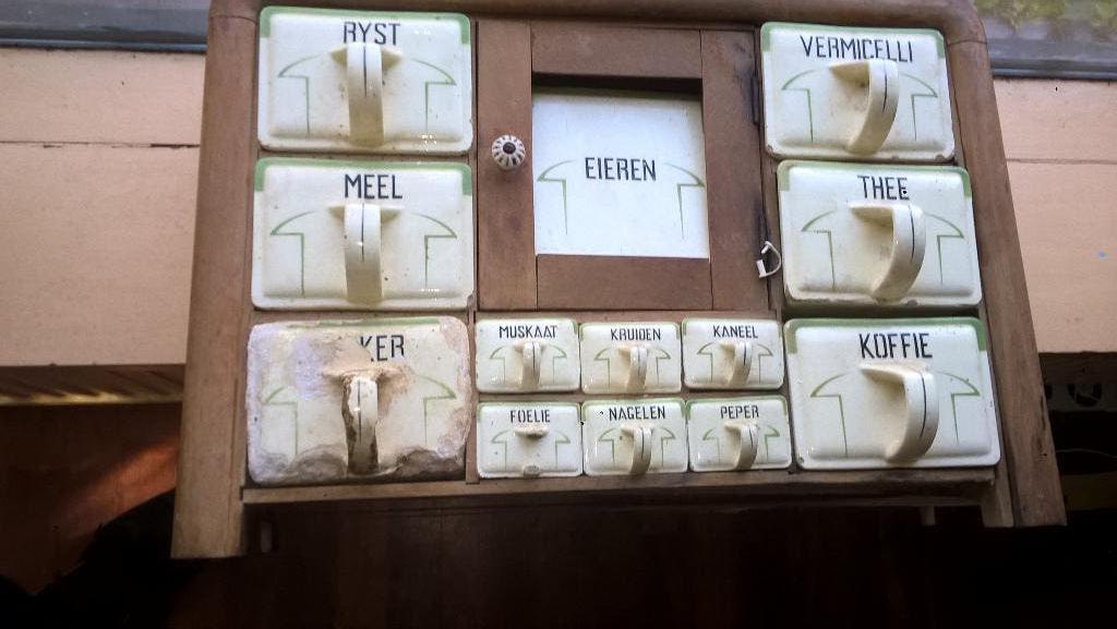 vintage kruiden rek 1933, Antiek en Kunst, Ophalen of Verzenden