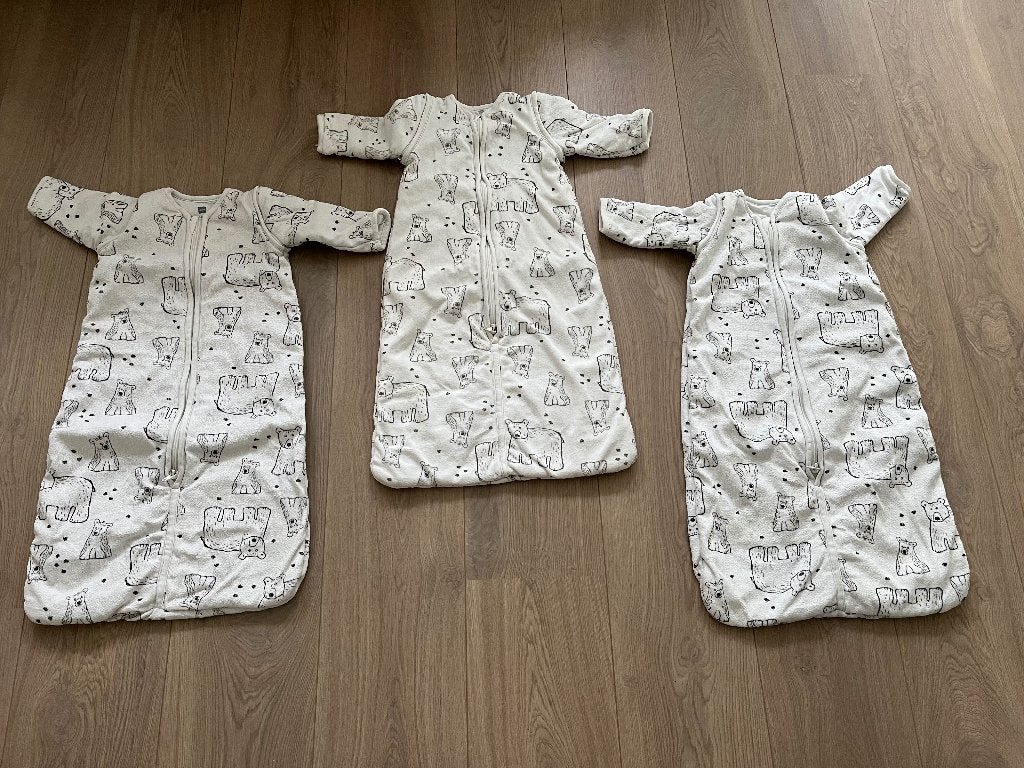 3 Leuke Hema Babyslaapzakken, Ophalen, Zo goed als nieuw, 70 tot 85 cm, Slaapzak