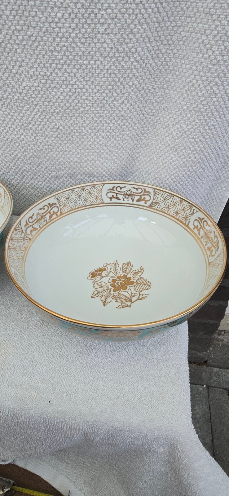 Vintage Gold Imari Porseleinen Schaal – Handpainted Japan –, Ophalen of Verzenden