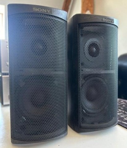 Sony speakers met degelijke zware units, Gebruikt, Ophalen of Verzenden, 60 tot 120 watt, Sony