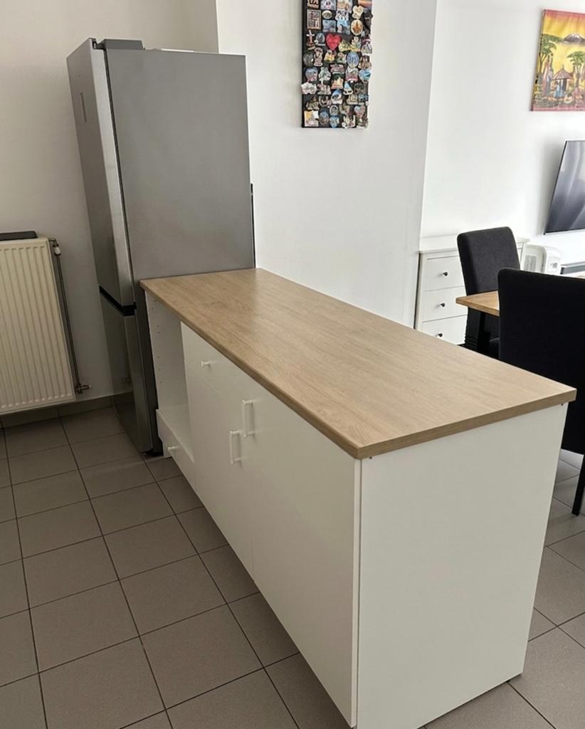 Keukeneiland , kitchen island, Ophalen, Zo goed als nieuw, Wit, Overige typen