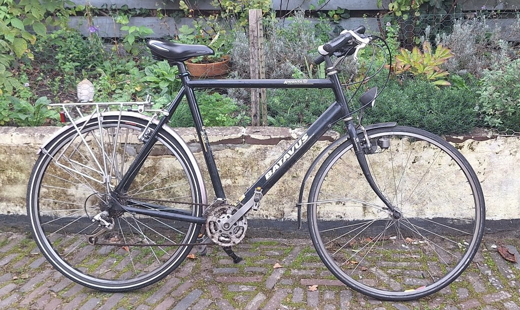 Batavus Kayenta heren fiets, 21 versnellingen, 61 cm, Ophalen, 28 inch, Gebruikt, Velgrem