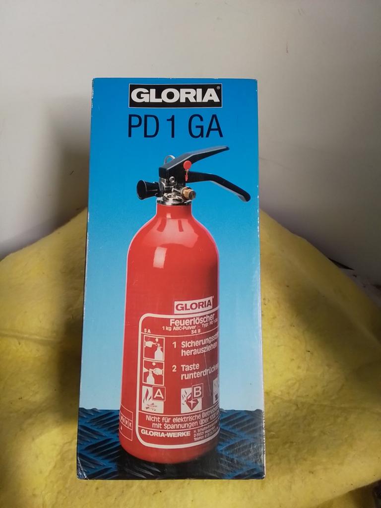 15122) 2stuks GLORIA PD 1 GA poederblusser, Ophalen of Verzenden, Nieuw