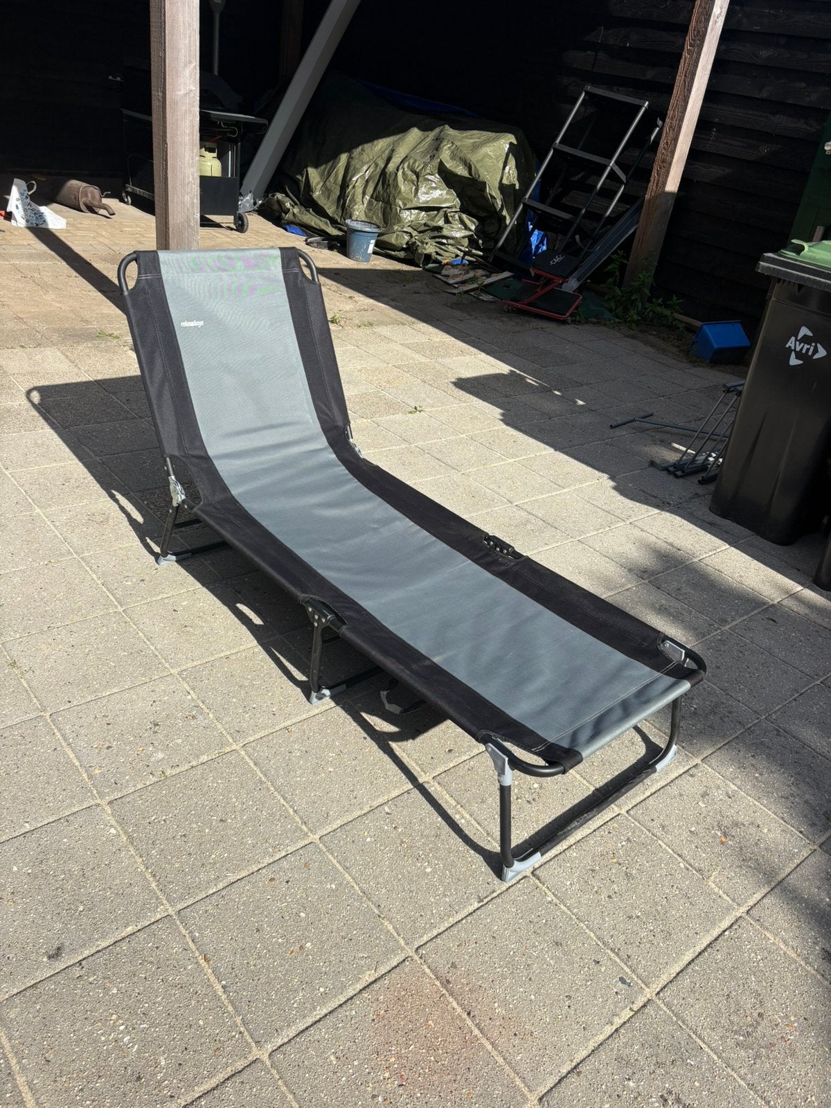 Ligbed, Ophalen, Zo goed als nieuw, Campingstoel