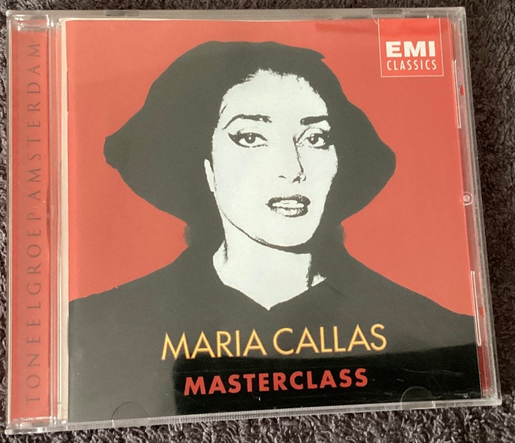 Maria Callas Masterclass CD, Ophalen of Verzenden, Gebruikt, Album, Vocaal